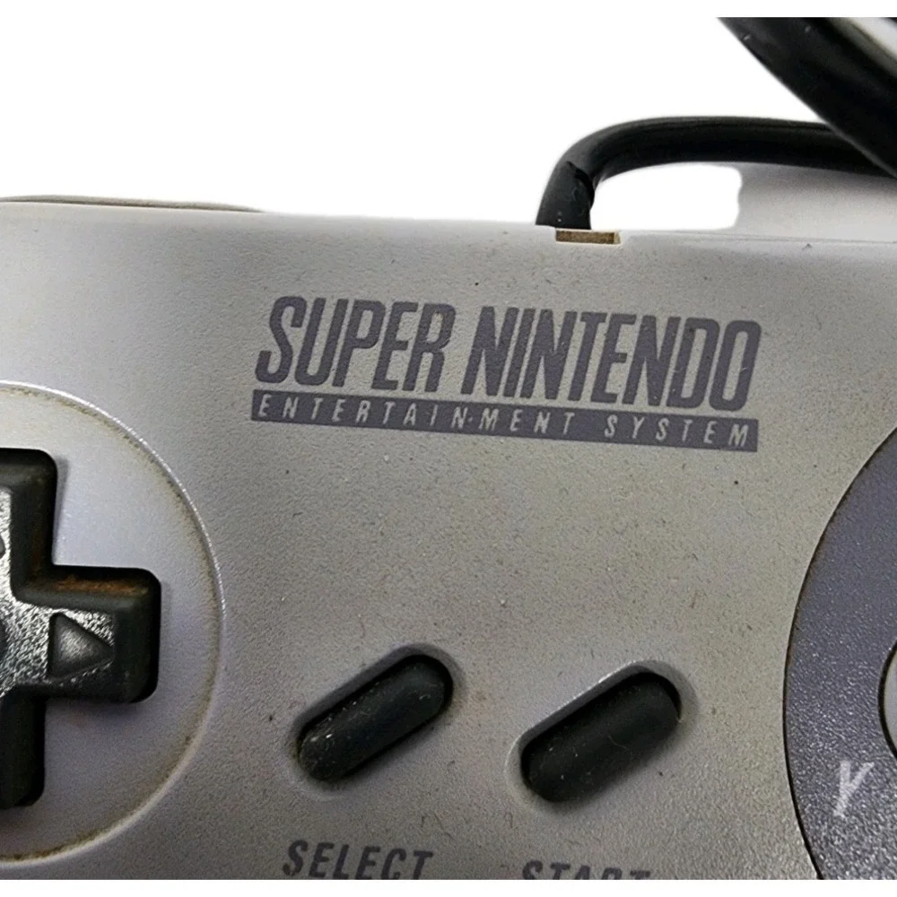 Nintendo Super NES Controller SNES Classic Original Gray Wired Gamepad‎